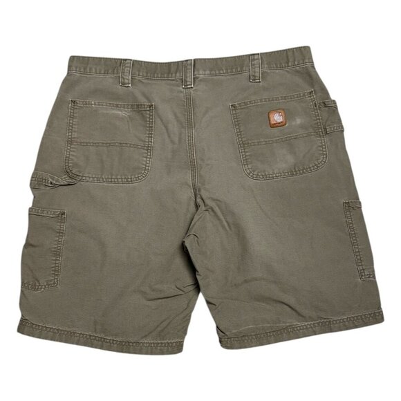 CARHARTT Casual Khaki Work Summer Shorts Mens XL 38" - Picture 1 of 6